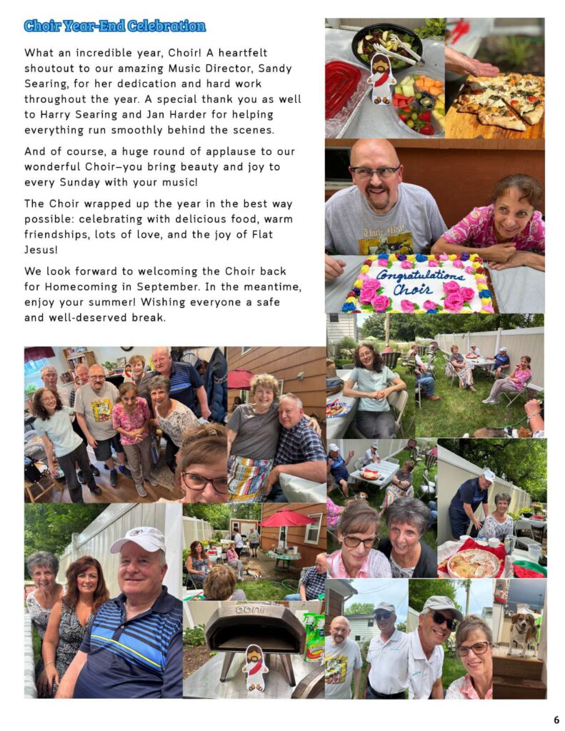 Community Church of Cedar Grove Newsletter July/August 2025